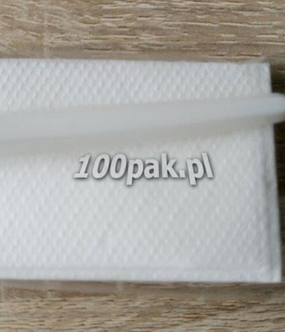 Sztućce jednorazowe zestawy łyżka+serwetka białe 250 01-011