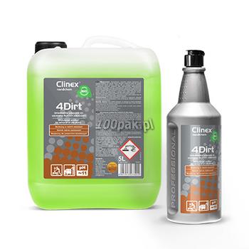 Clinex 4DIRT 10 litrów eko uniwersalny preparat do usuwania tłustych zabrudzeń 77642