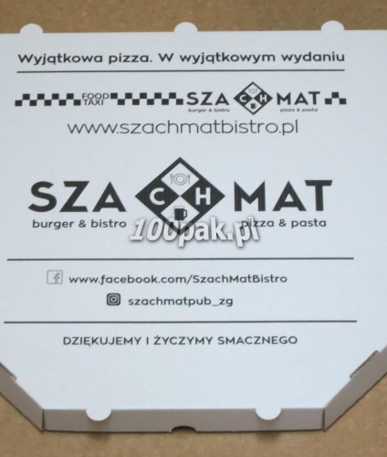 Pudełka kartony na pizzę z logiem 32x32