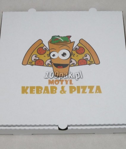 Kartony na pizzę z nadrukiem full kolor