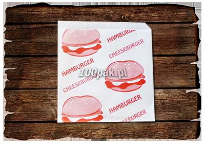 Koperta hamburger duży  foliowana 200 sztuk