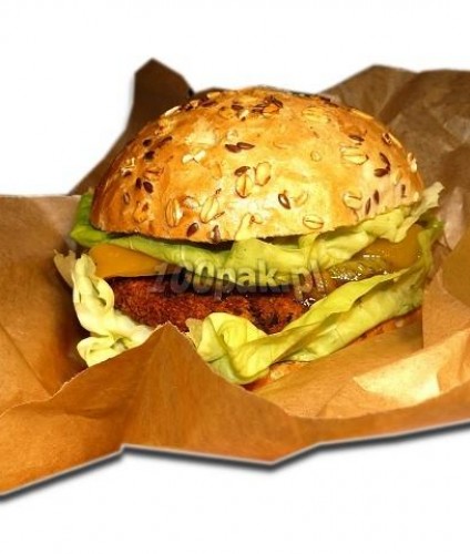 Papier EKO szary foliowany 30x40 zawijania kanapek, wędlin, serów, hamburgerów 1000 sztuk